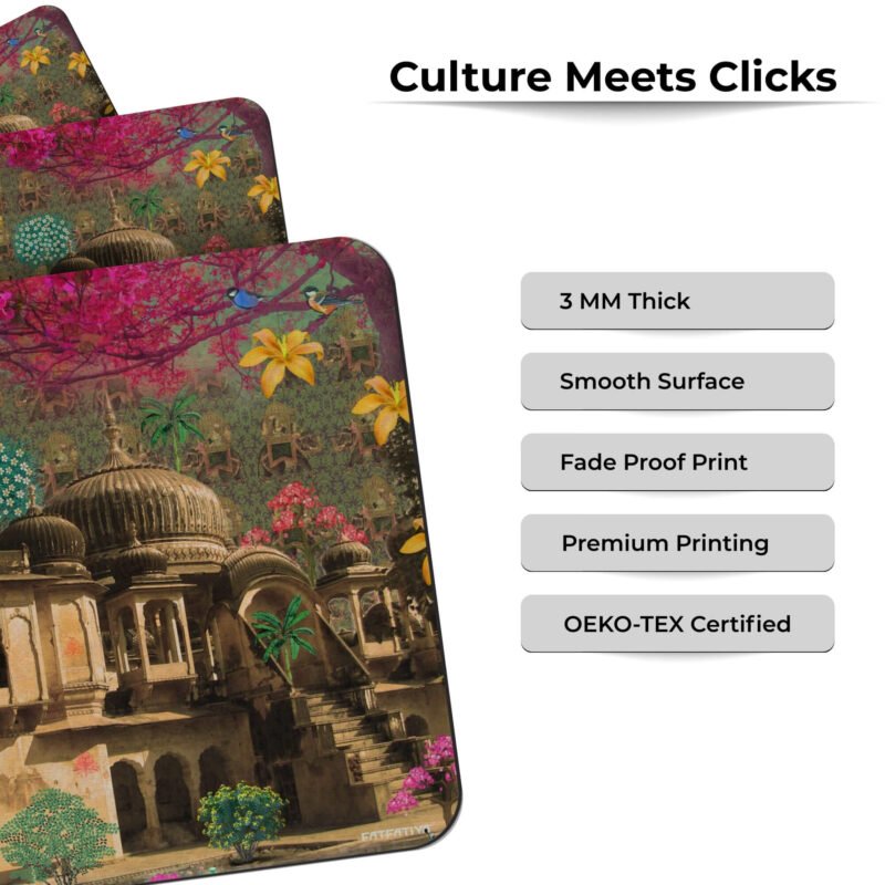 Beautiful Rajasthani Haveli Best Mouse Mat - Image 5