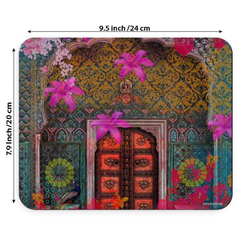 Heritage Door Colourful Mouse Pad - Image 6
