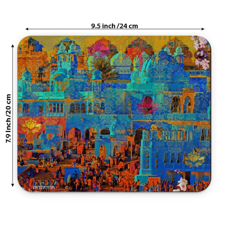 Indian Heritage Colorful Mouse Pad - Image 4