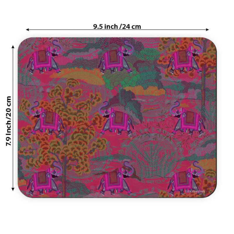 Shekhawati Ele/Hathi Awesome Mouse Pad - Image 4