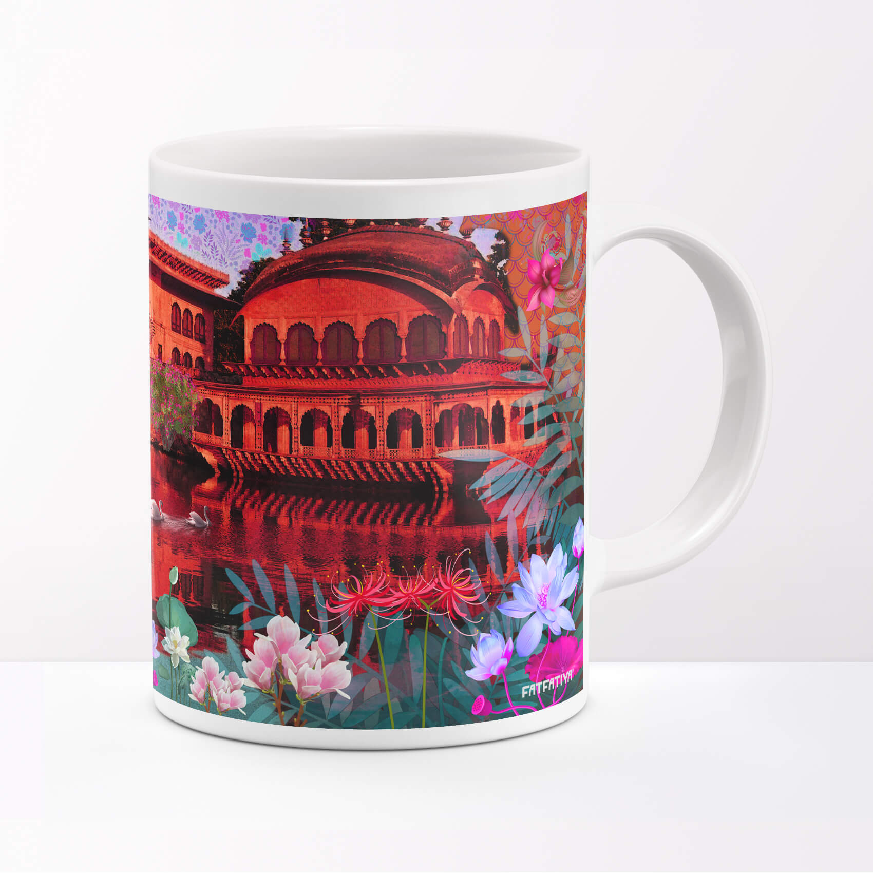 Elegant Deeg Palace Colourful Coffee Mug