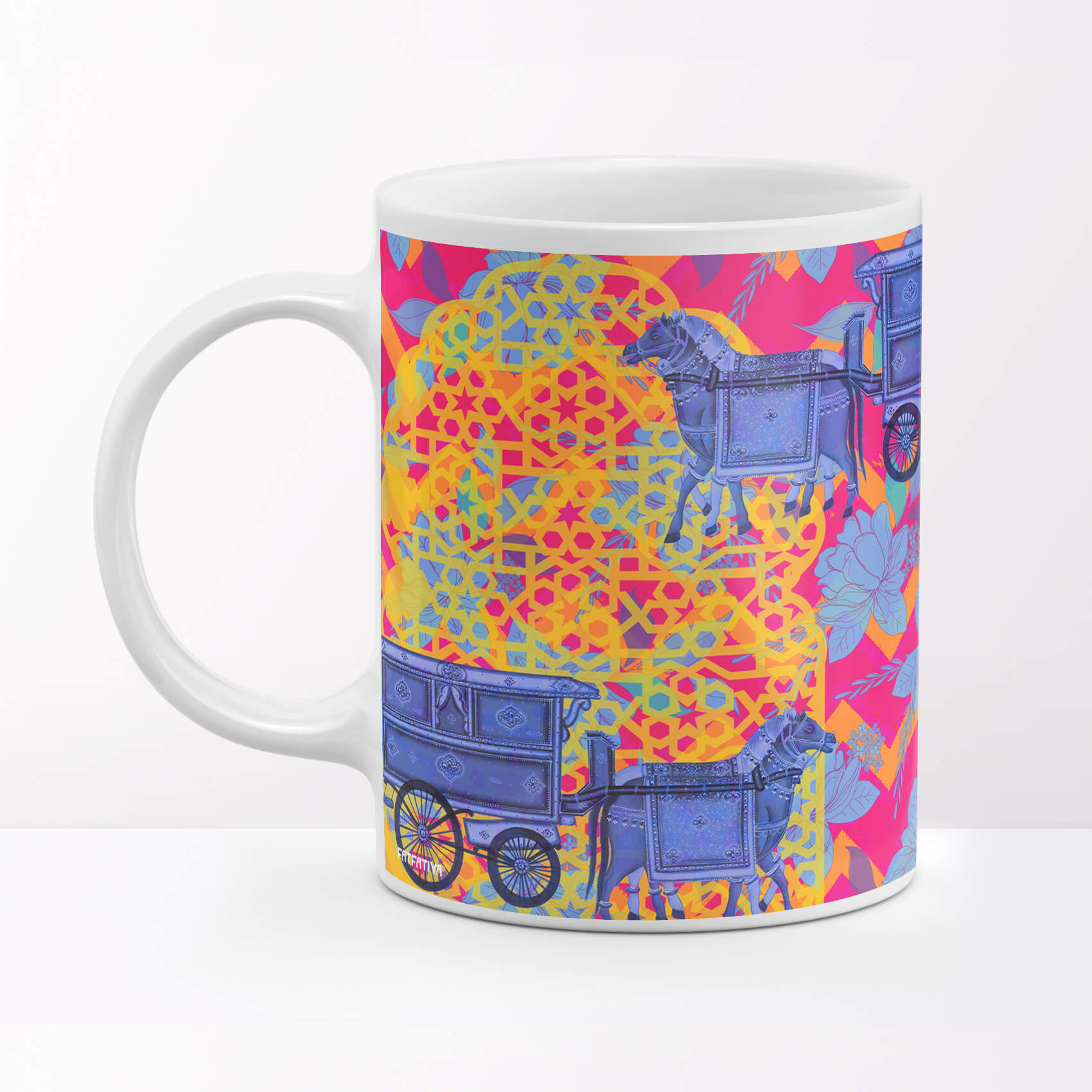 Horse Cart Designer Coffee Mug