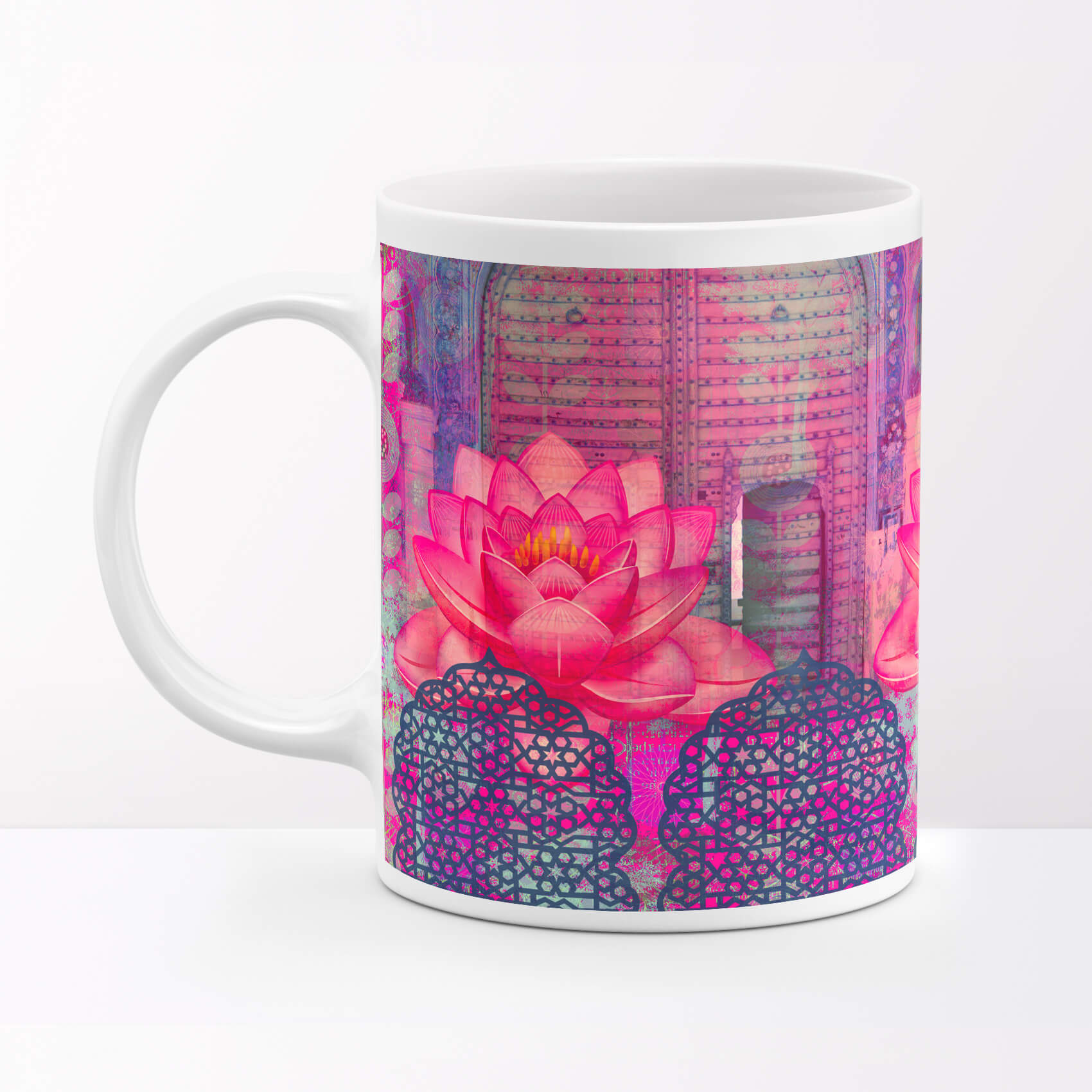 Pink Lotus Flower Coffee Mug