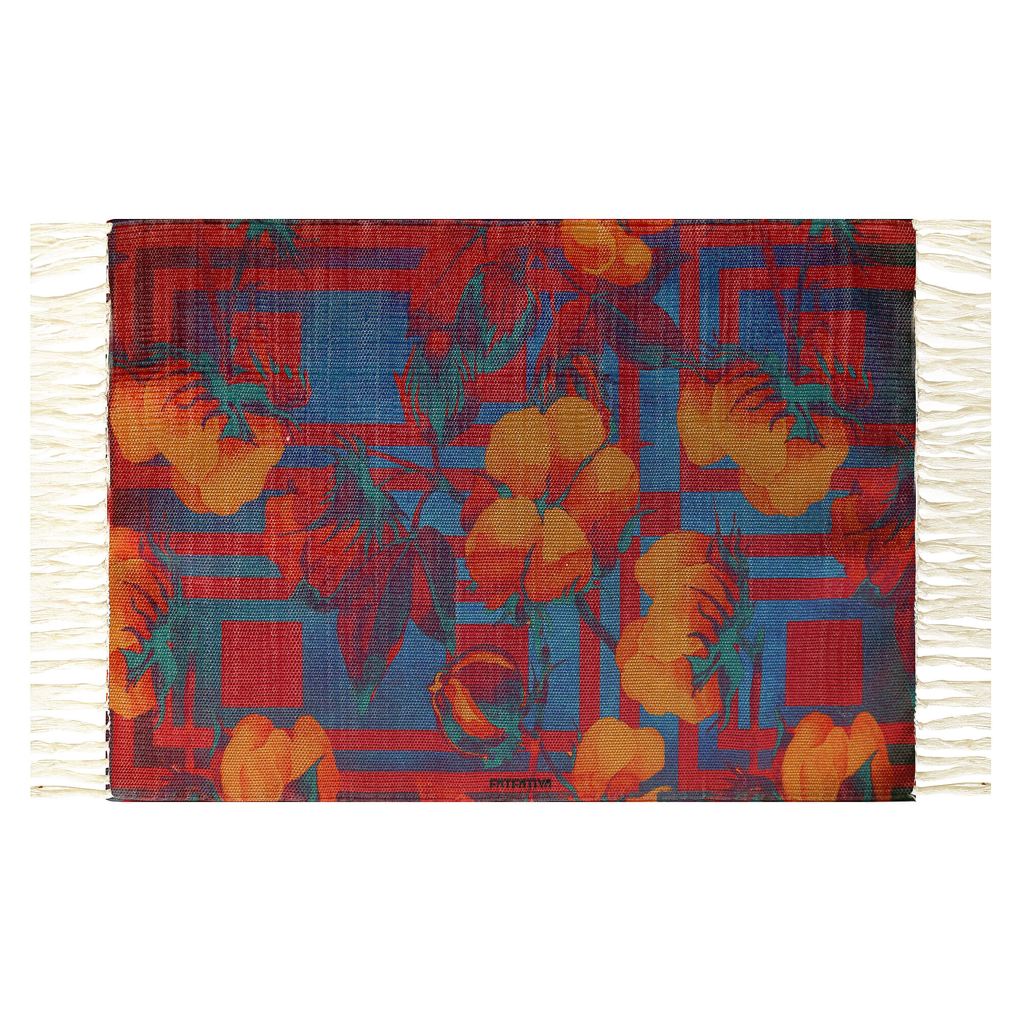 Flower of Hell Fire Multicolor Recycled Rug