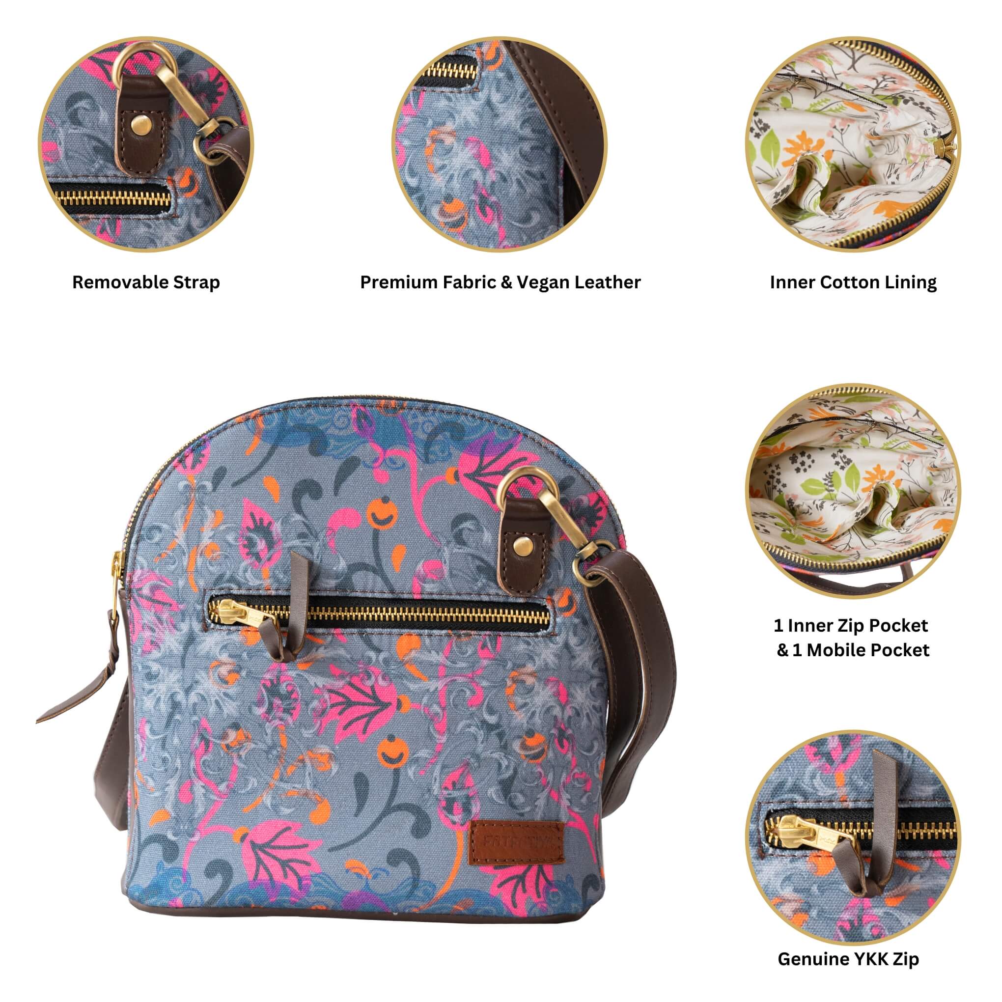 Buy Navy Blue Handbags for Women by Anna Claire Online | Ajio.com