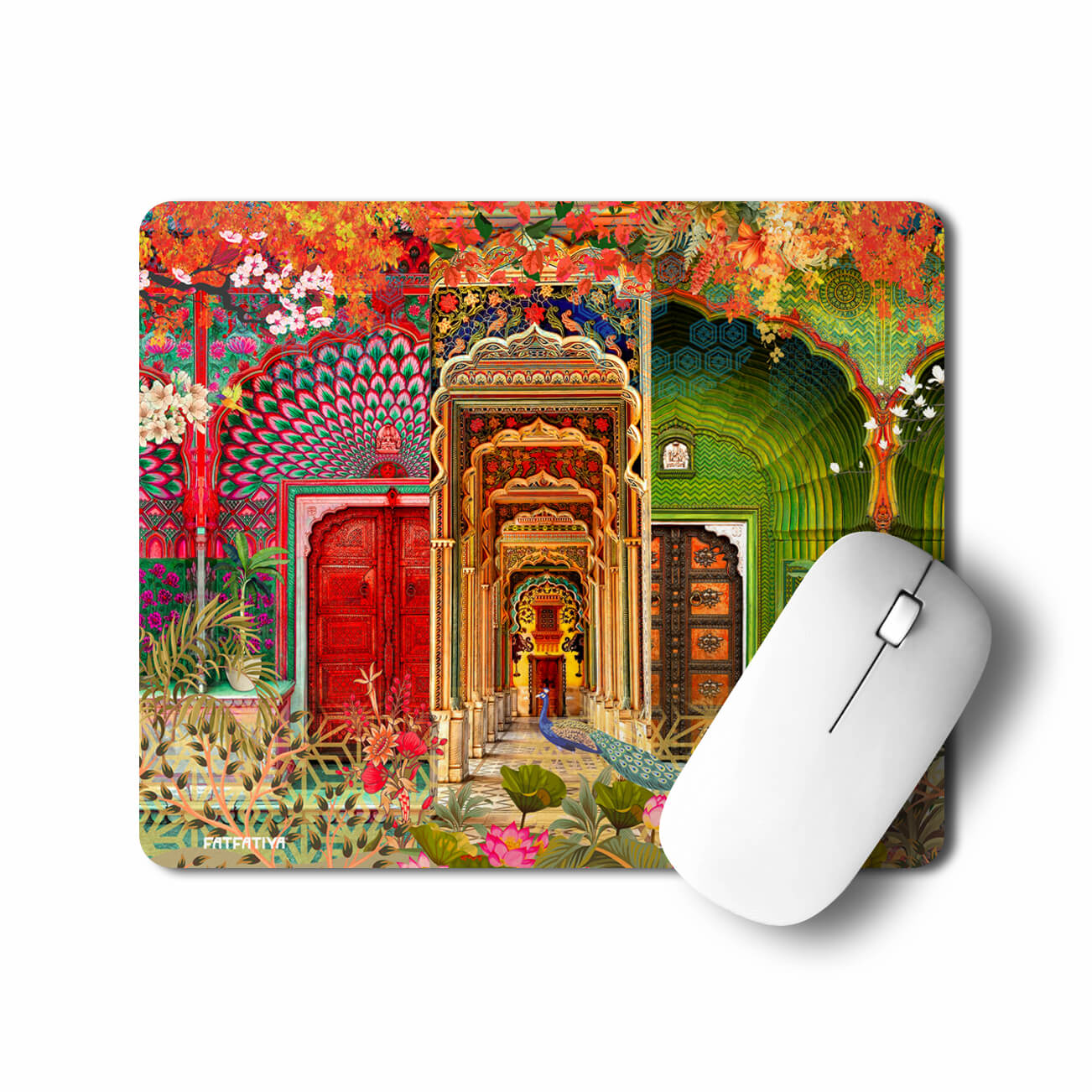 Rajasthani Royal Doors Non Slip Mouse Pad