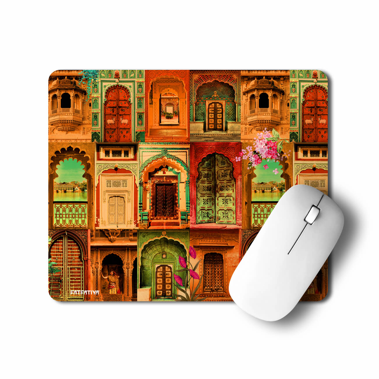 Rajasthani Royal Doors Graphic Mouse Pad