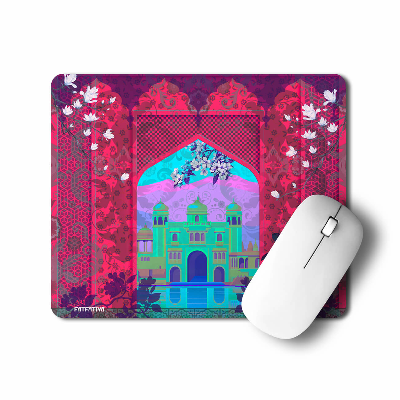 Glorious Royal Palace Pink Mouse Pad