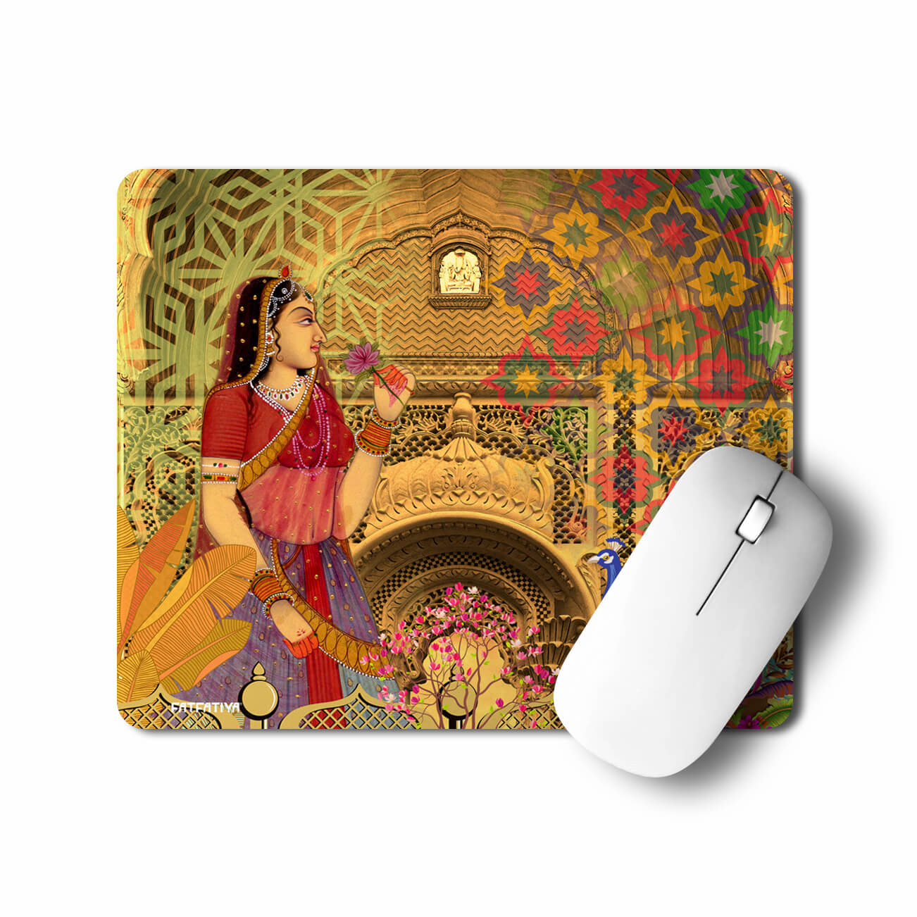 Rajasthani Queen Artisan Gaming Mouse Pad