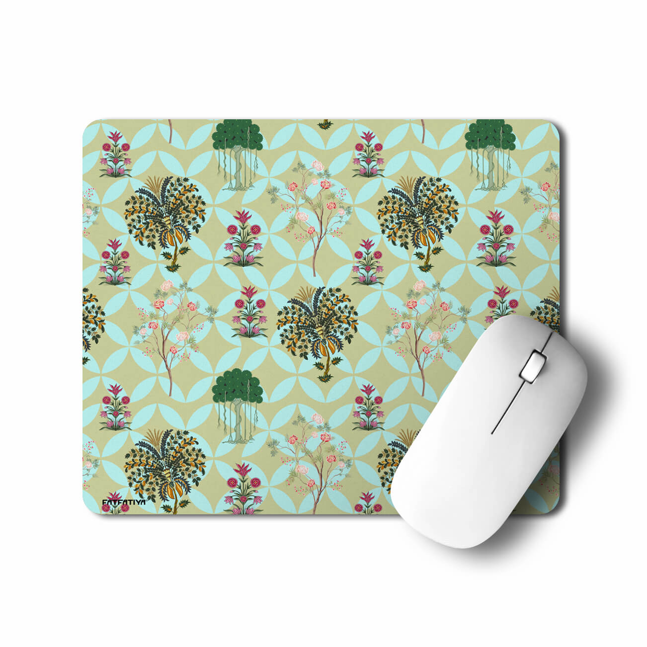 Beautiful Garden Design Green Mouse Pad