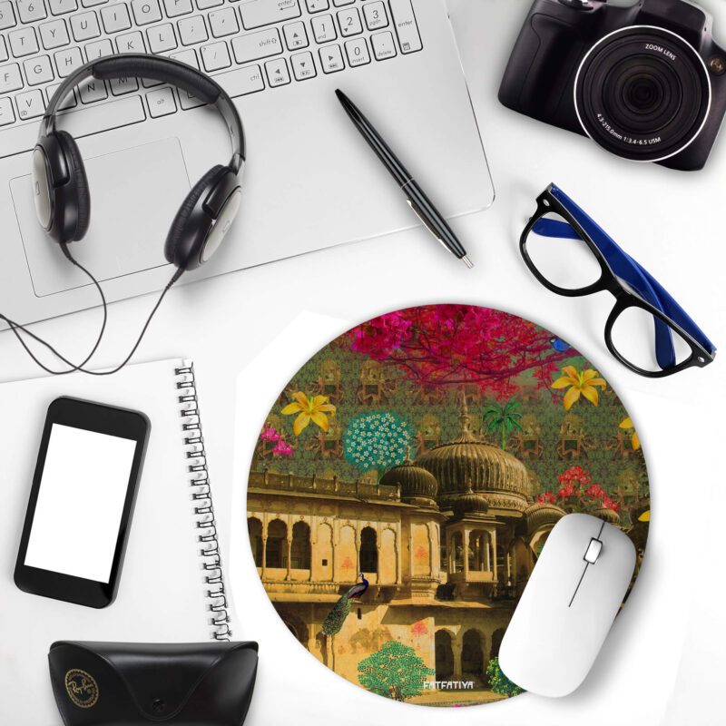 Beautiful Nawalgarh Haveli Creative Mousepad - Image 3