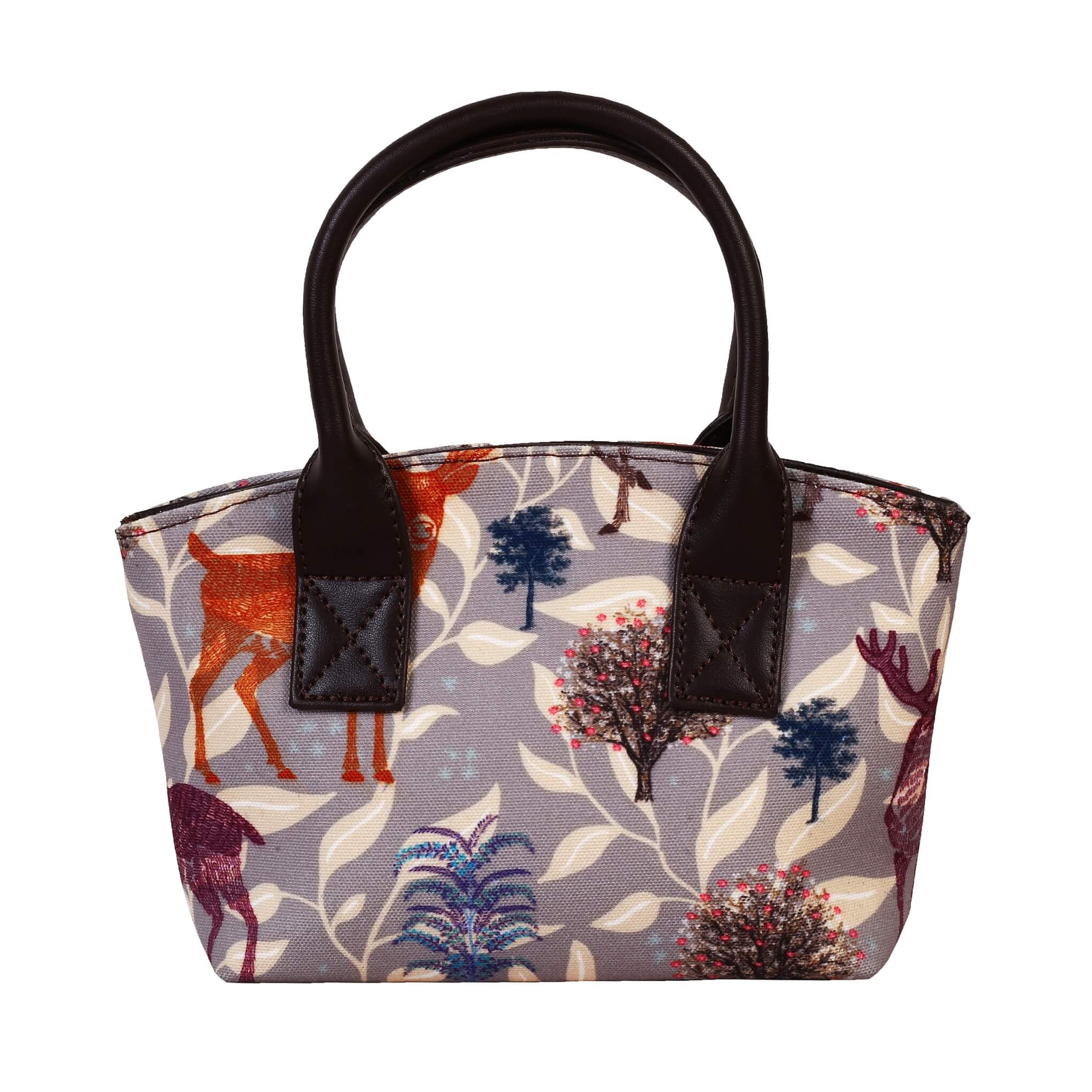 Deer Motif Mini Designer Handbag