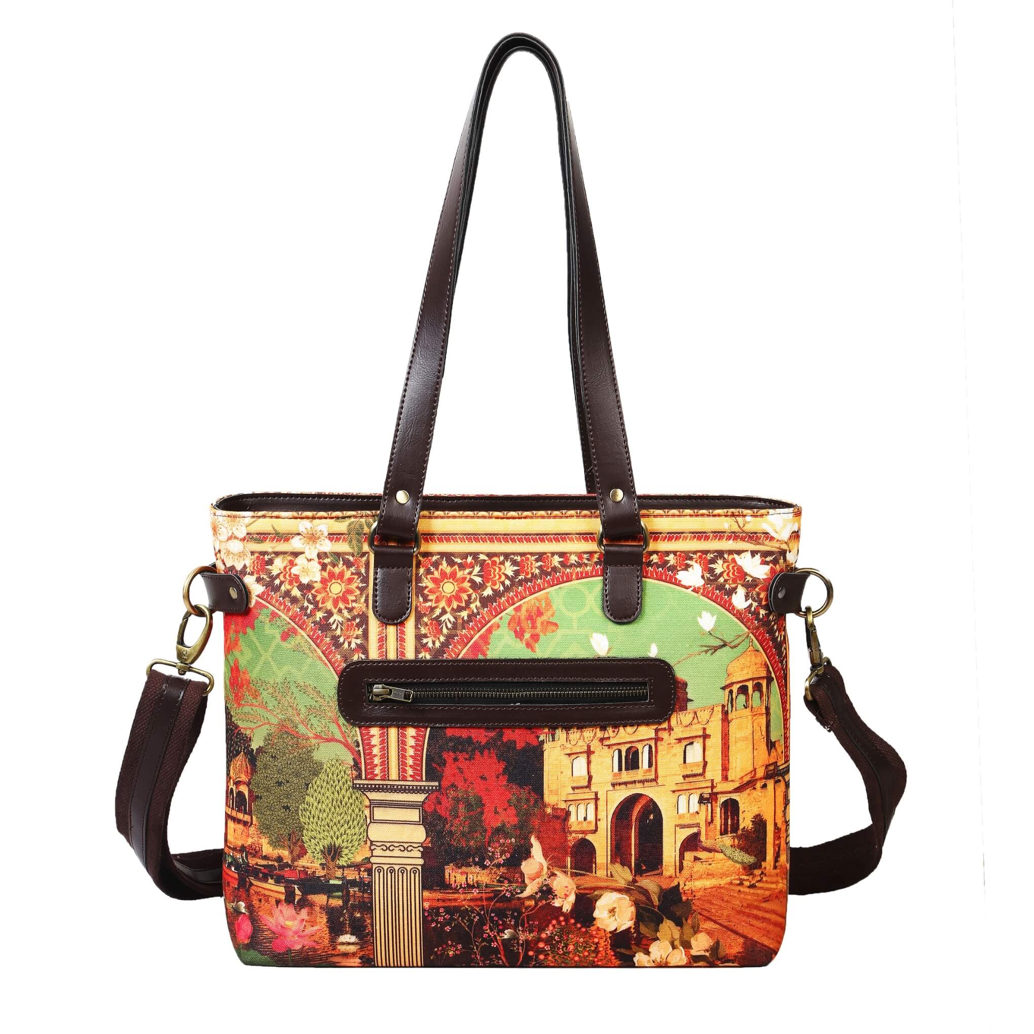 Charming Gadisar Lake Handmade Tote Bag