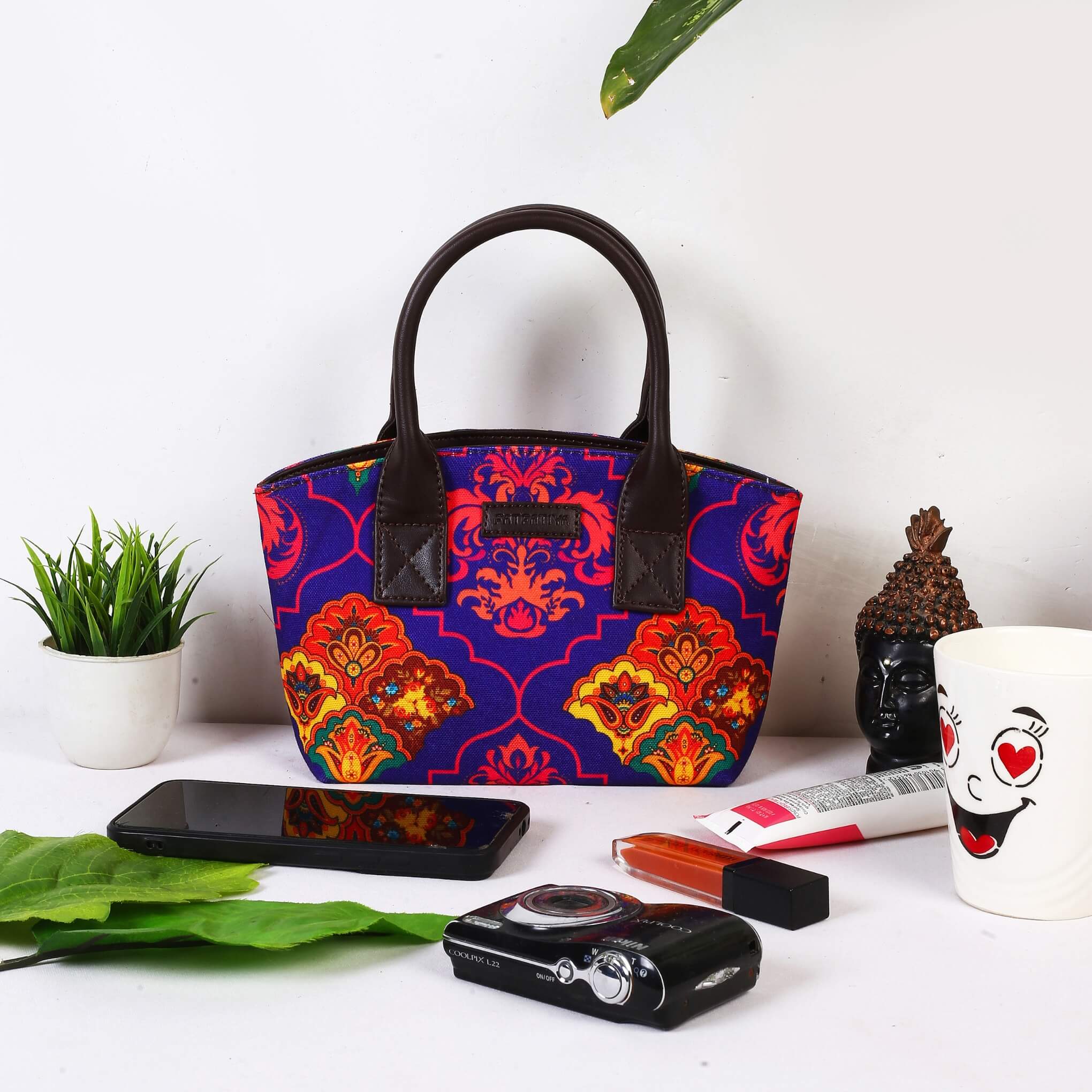 Shekhawati Decorative Pattern Mini Handbag