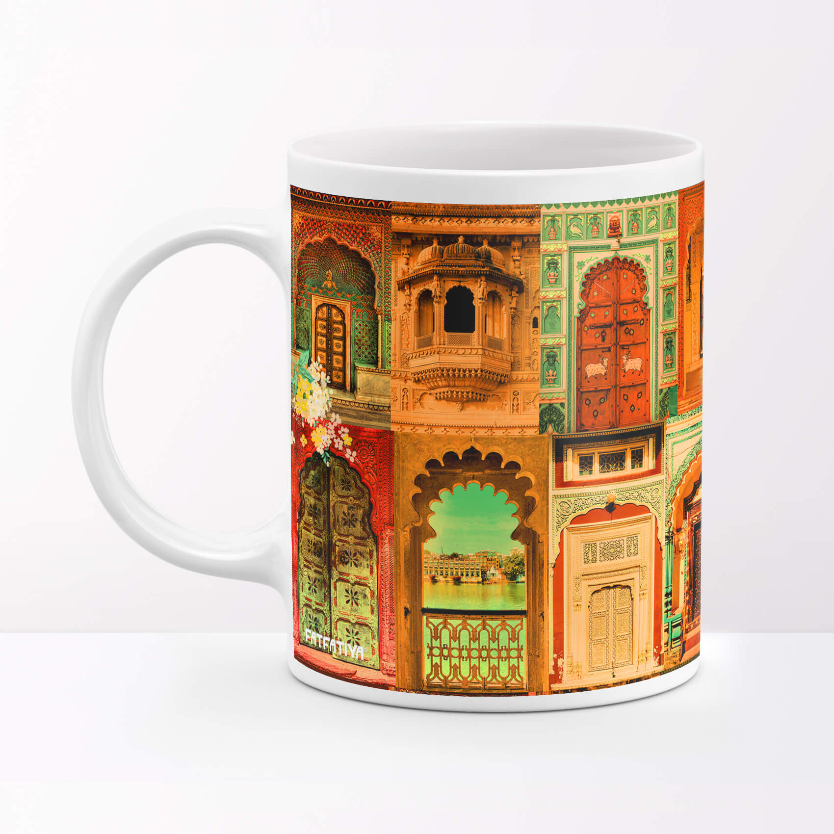 Rajasthani Royal Doors Cute Ceramic Mug